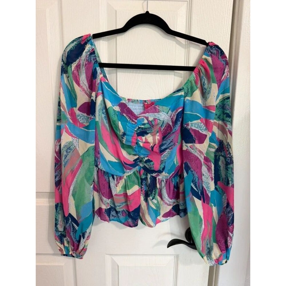Flying Tomato Colorful Blouse Size Small